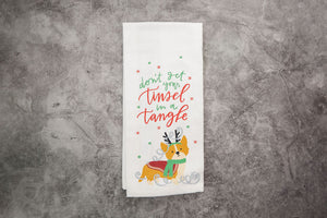 Don't Get your Tinsel in a Tangle Tea Towel