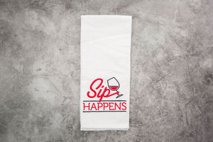 Sip Happens Tea Towels