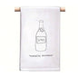 Vino Totally Screwed Tea Towel