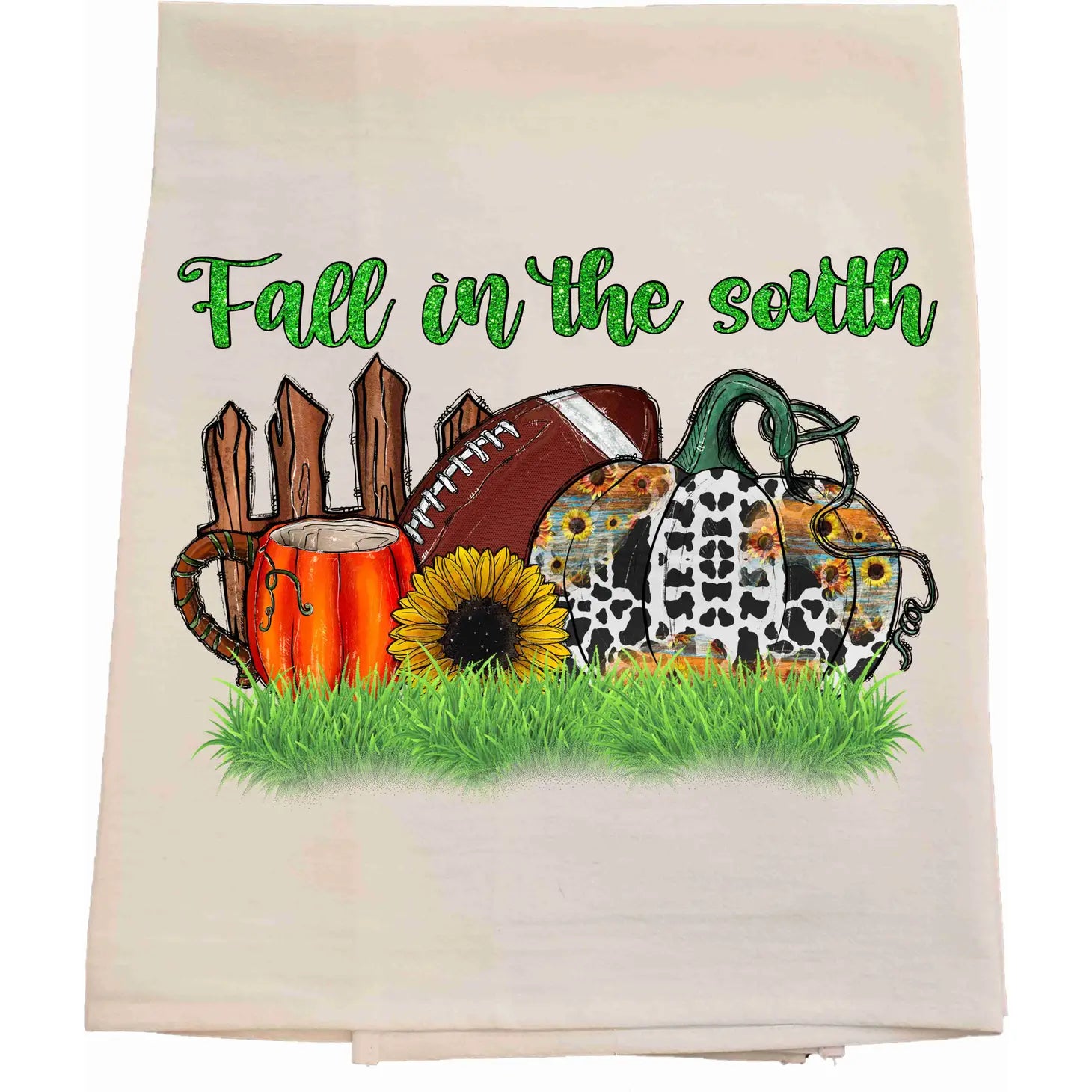 Fall in the South Tea Towel